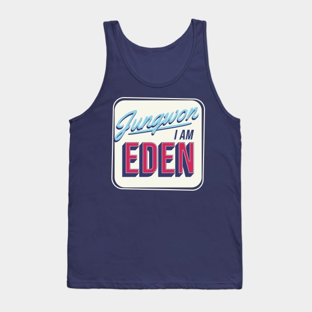 Enhypen Jungwon eden engene typography | Morcaworks Tank Top by Oricca